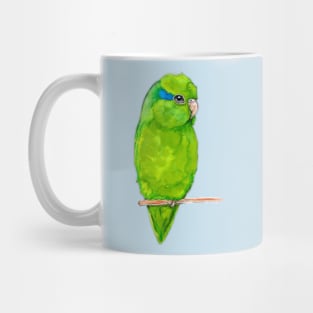 Green parrotlet Mug